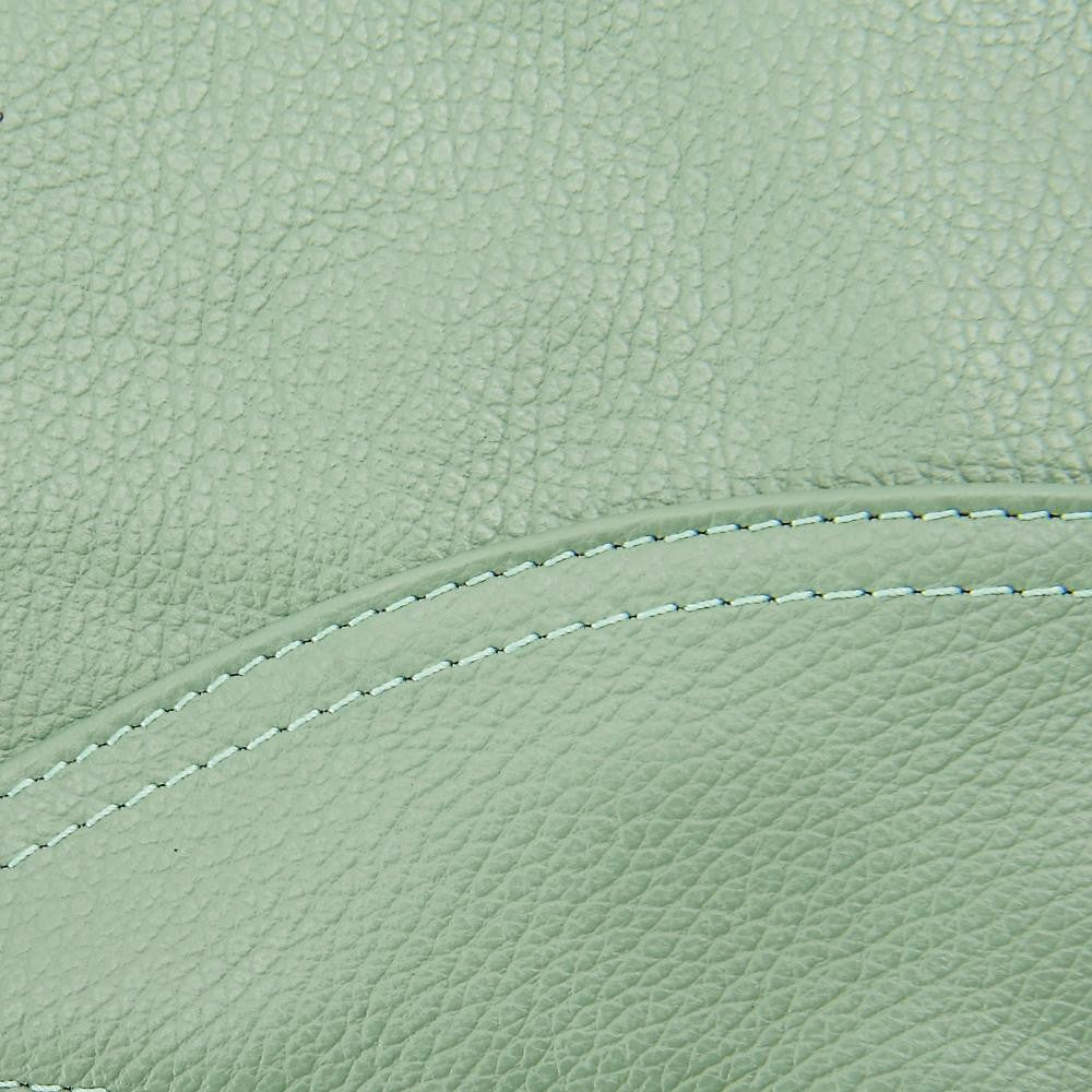 Sac à main en cuir grainé SETE Vert pastel