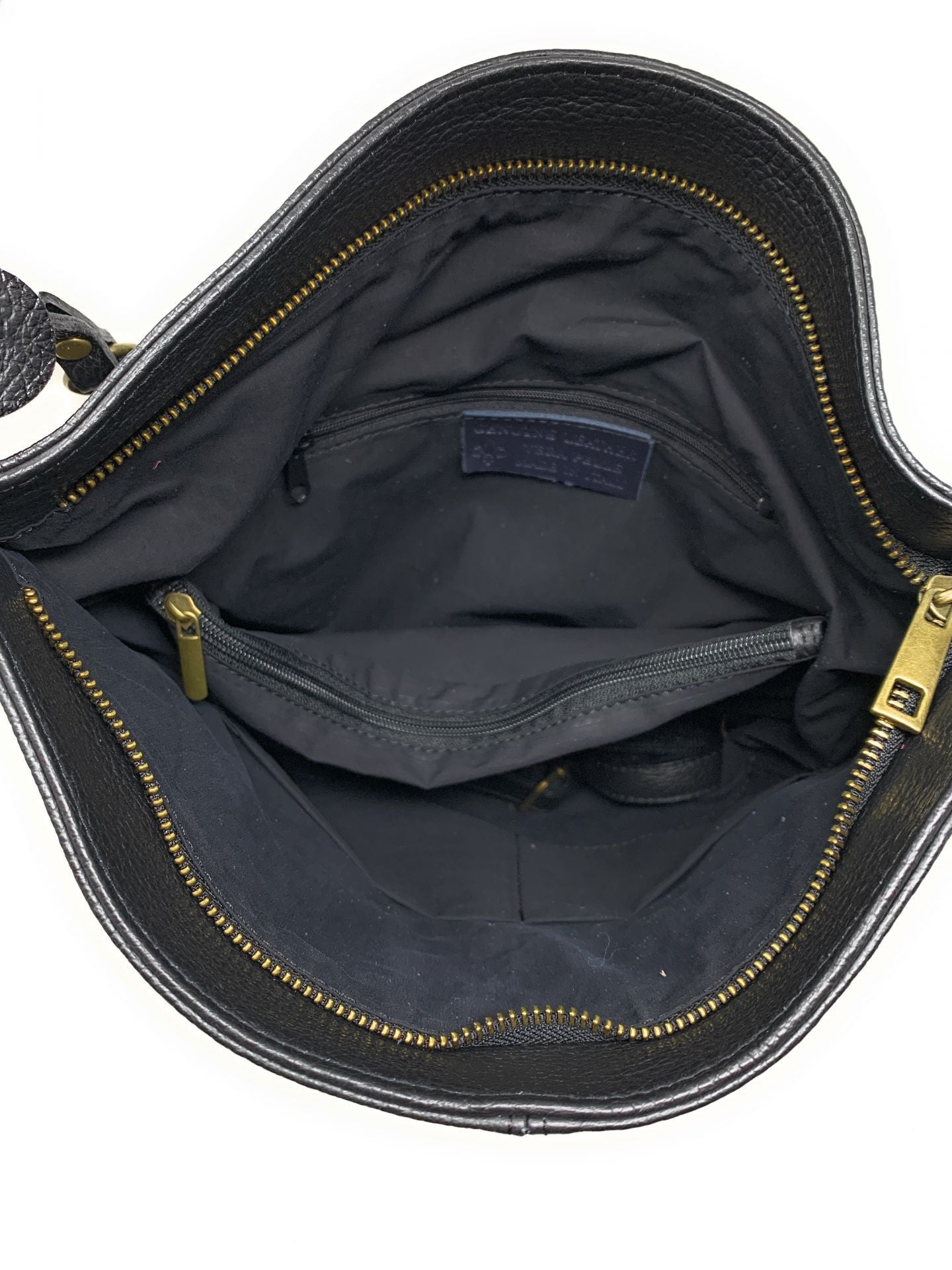 Sac à main en cuir grainé TANAH Noir