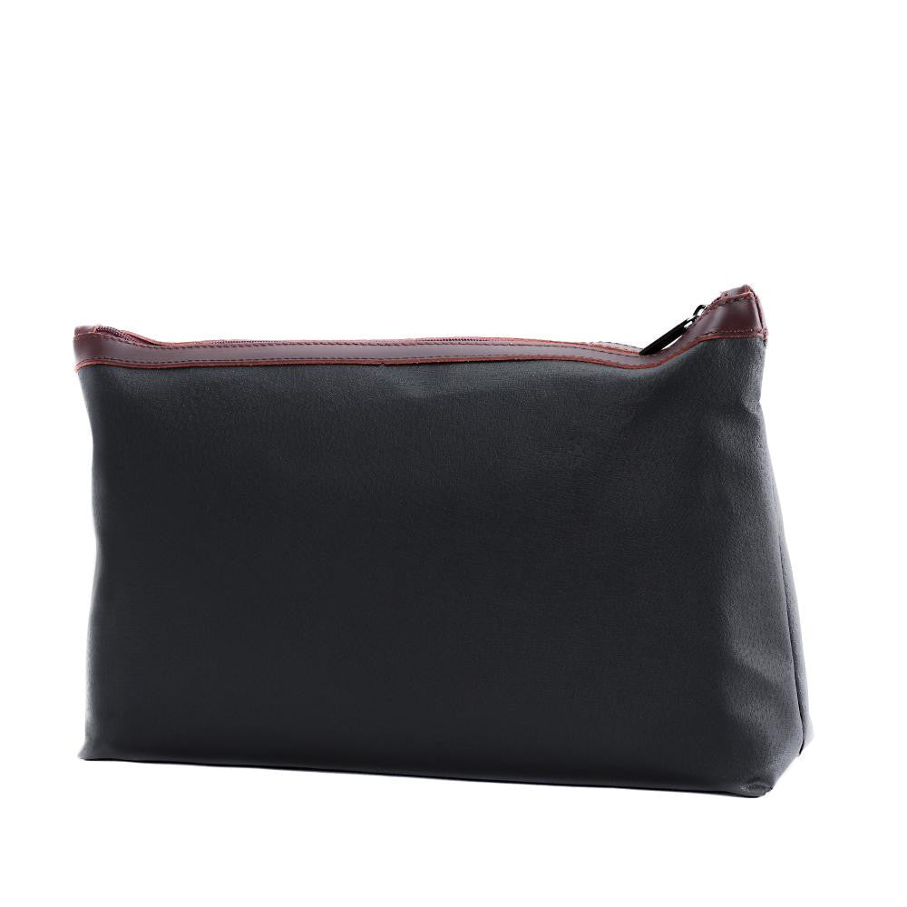 Grand sac à main en cuir glacé CHANTILLY Rouge bordeaux