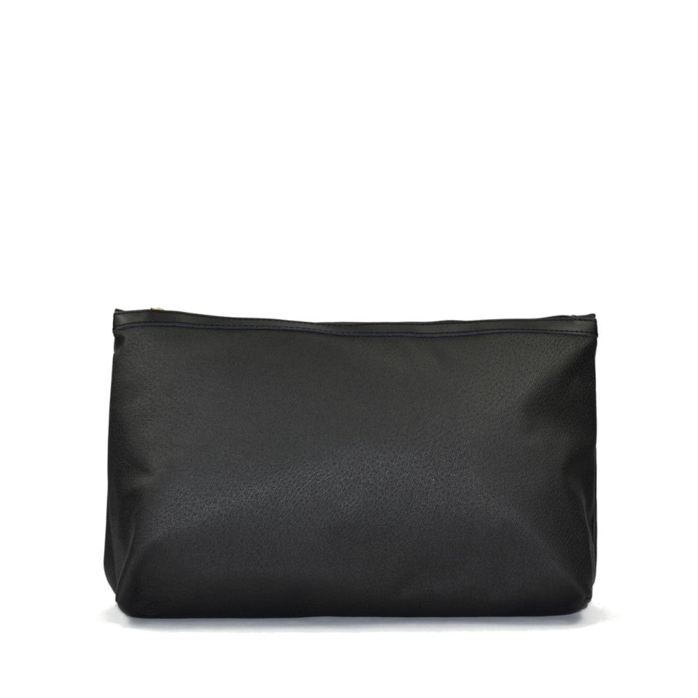 Grand sac à main en cuir glacé CHANTILLY Noir