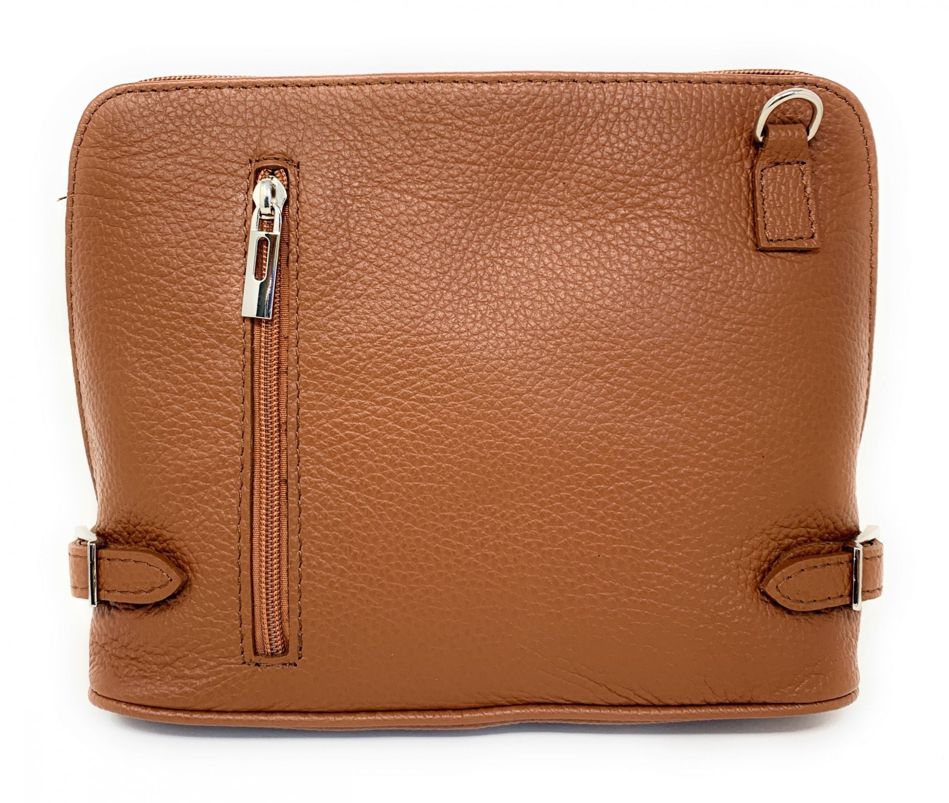 Sac à main en cuir italien grainé MAMMA MIA Camel