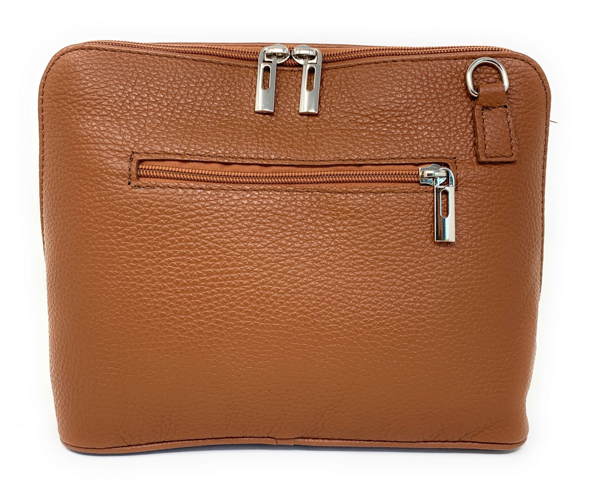 Sac à main en cuir italien grainé MAMMA MIA Camel