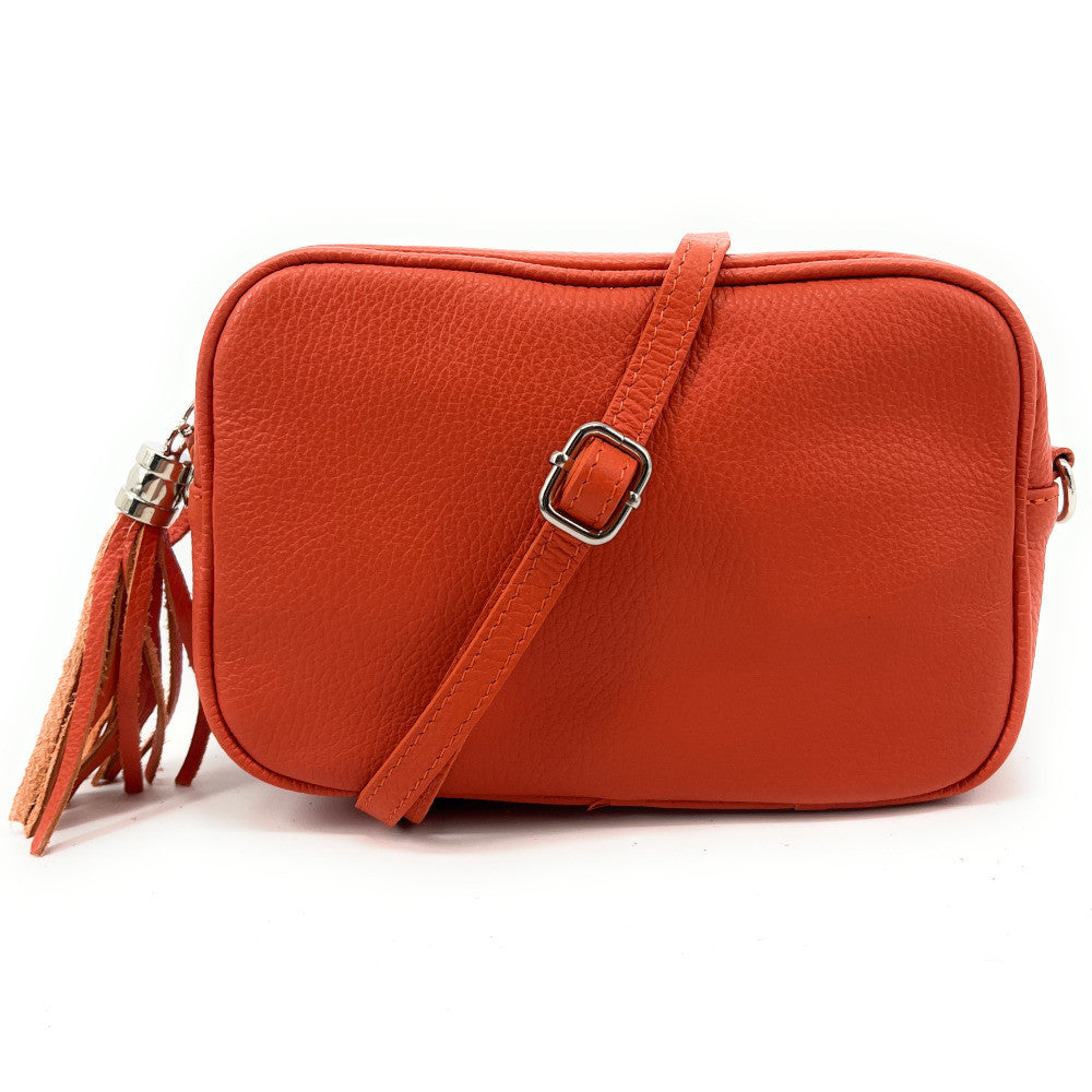 Sac à main en cuir grainé SEVILLE Orange