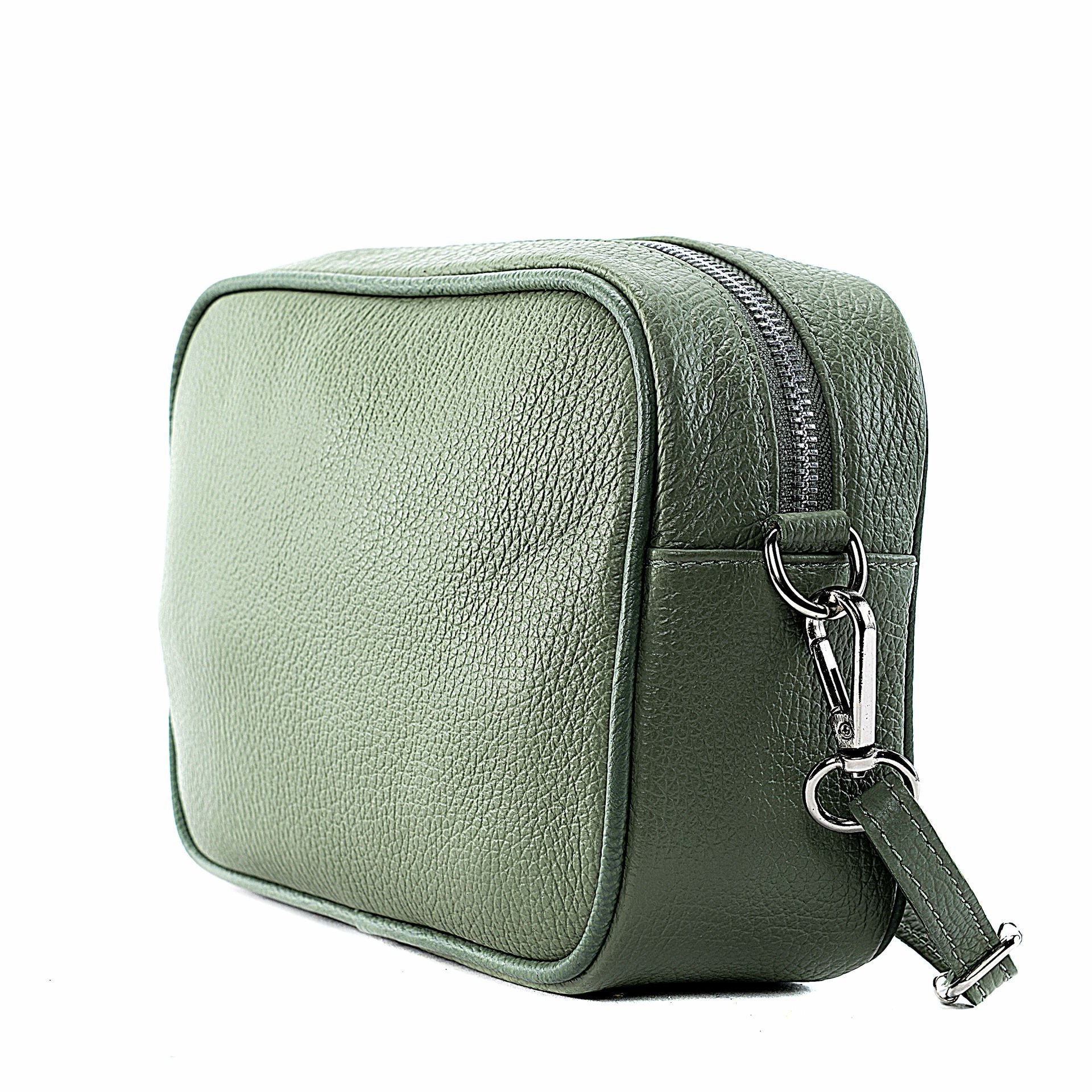 Sac à main en cuir grainé SEVILLE Vert pastel
