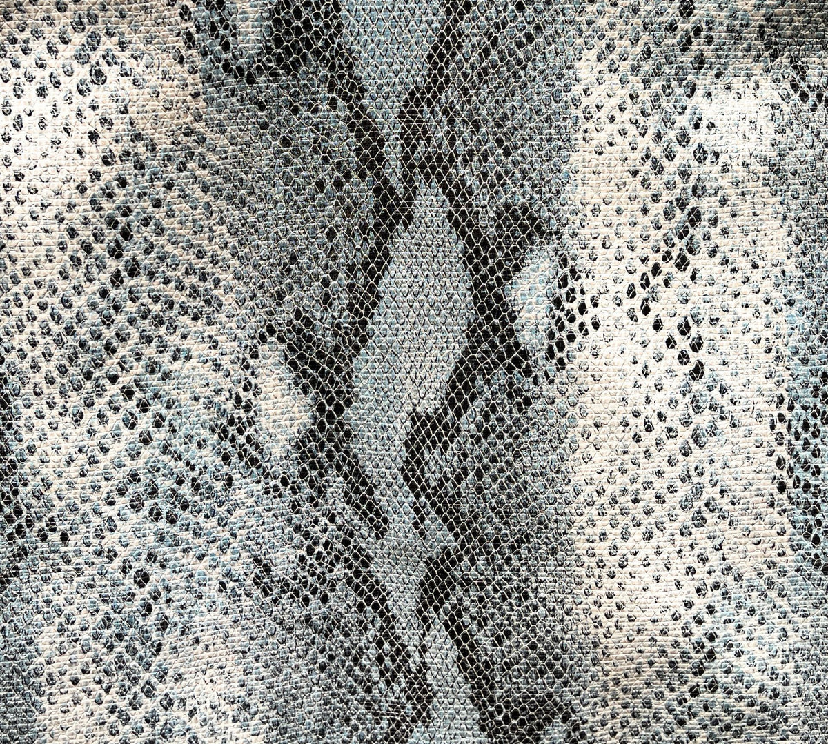 Maxi sac à main en cuir imprimé MAMBA Bleu pastel