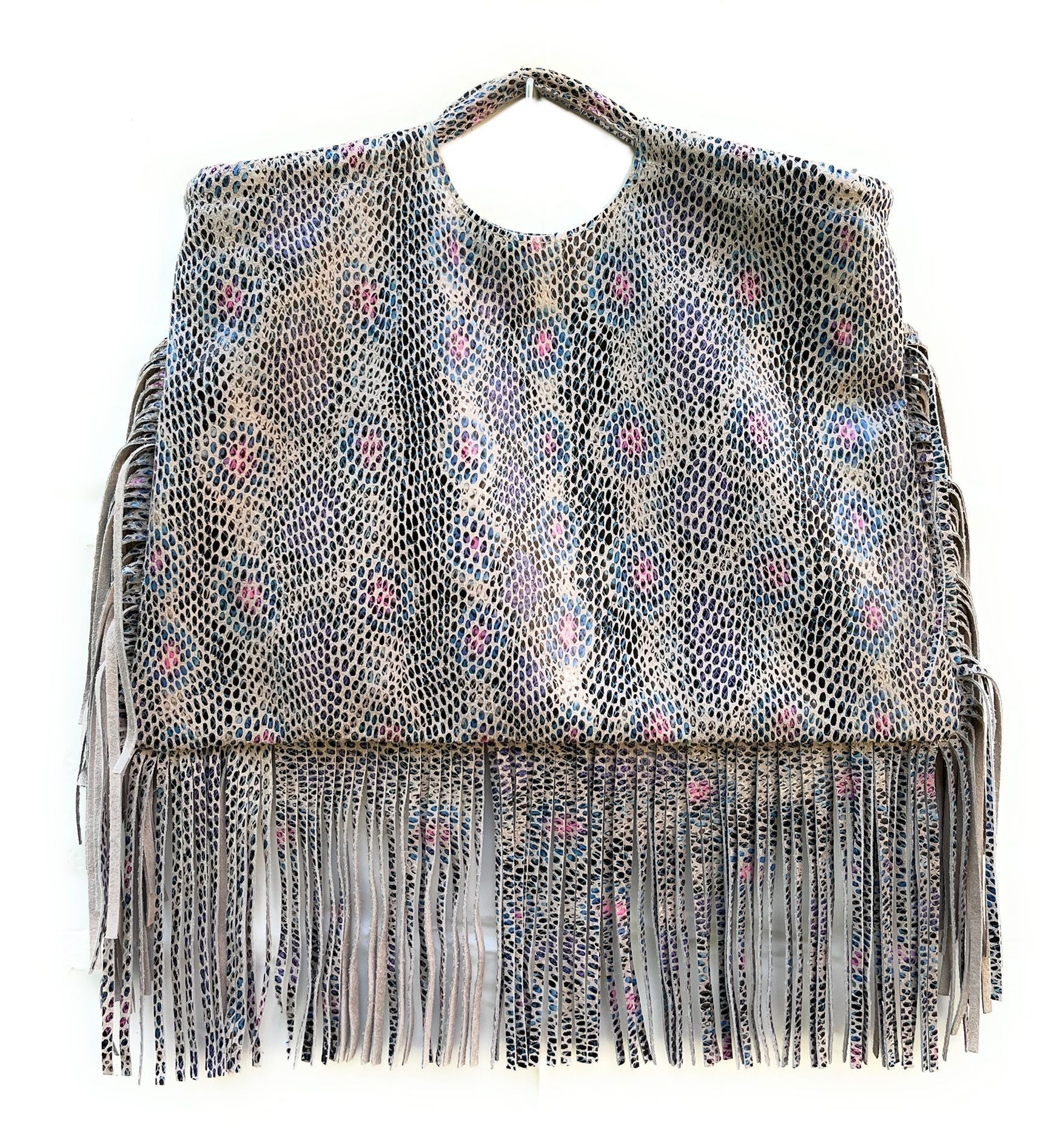 Maxi sac à main en cuir imprimé MAMBA UNIQUE