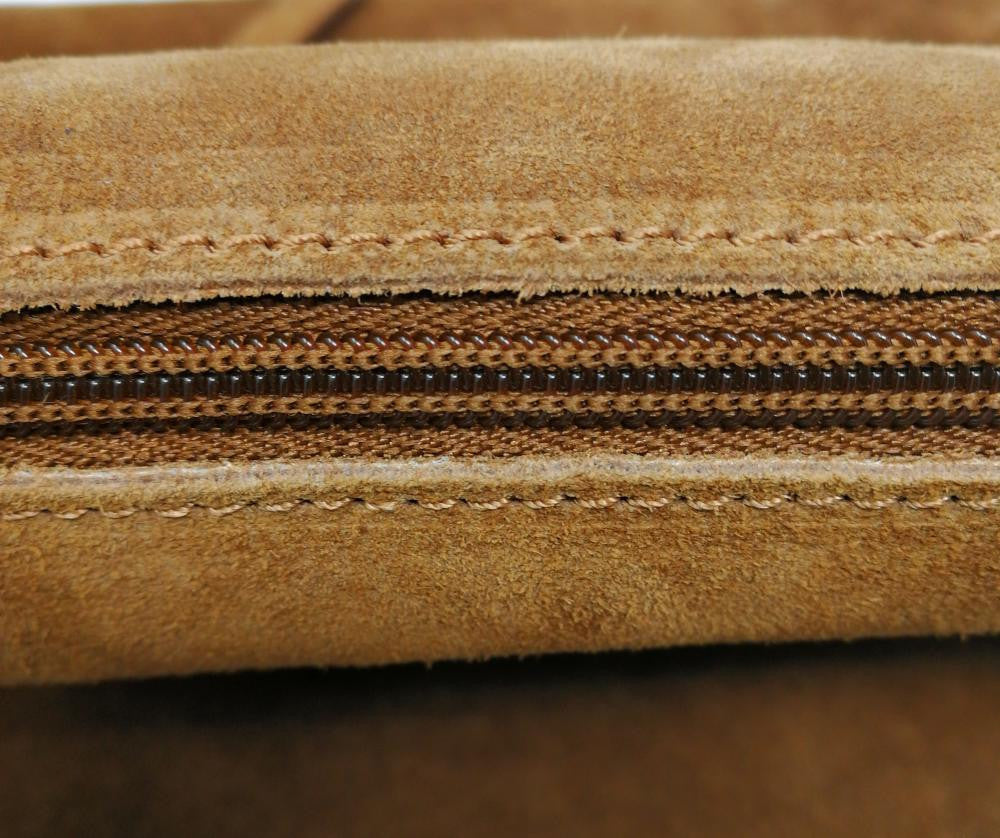 Sac à main en croûte de cuir CHARLOTTE Cognac