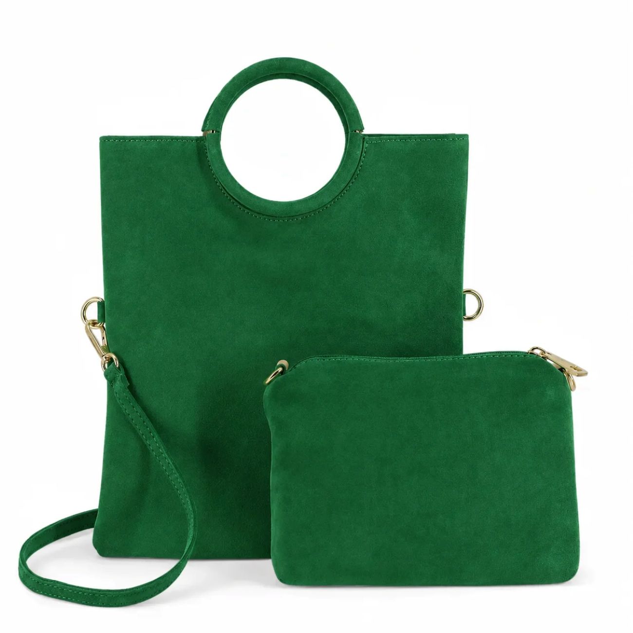 Bolsa main ante CHARLOTTE Verde inglés