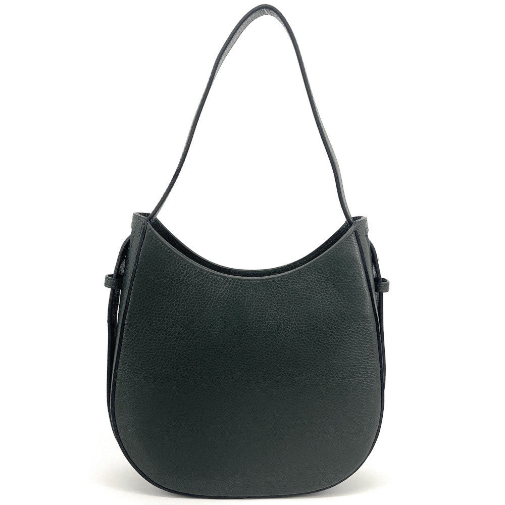 Sac HOBO en cuir grainé ESTHER Kaki