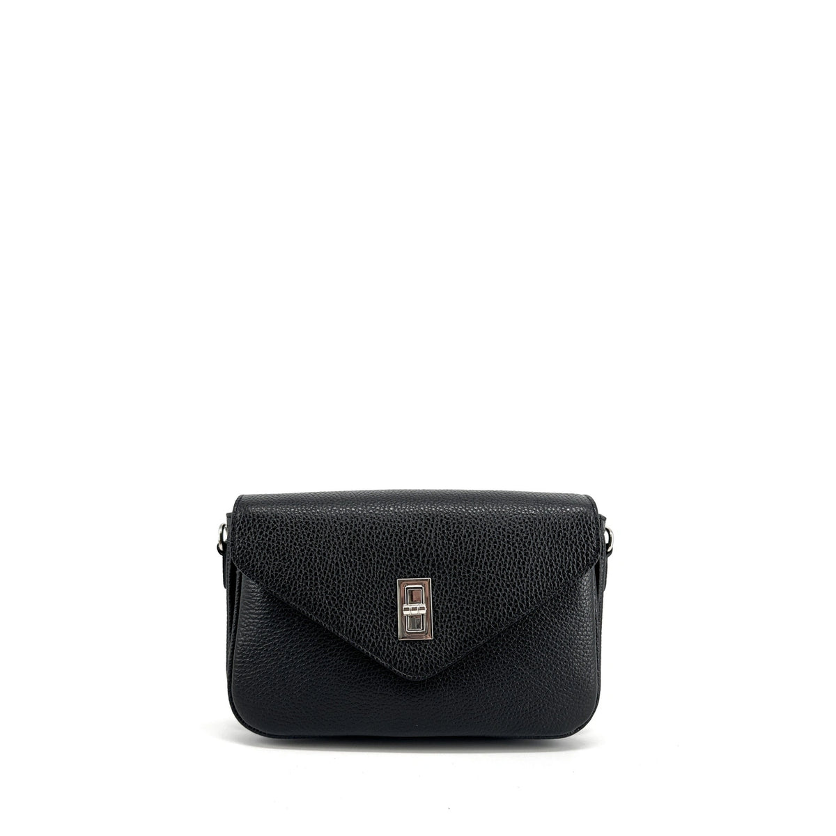 Sac trotteur en cuir grainé BAGGY Noir