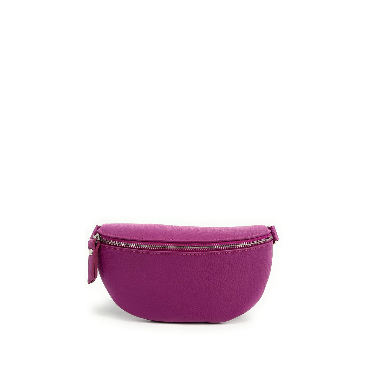 Riñonera de piel granulada LOU Violeta