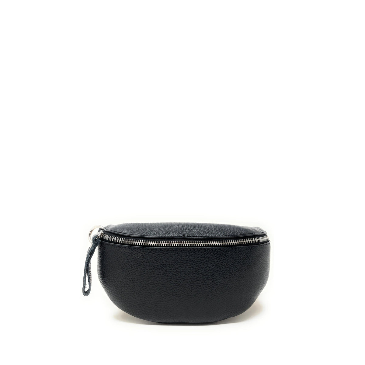 Sac banane en cuir grainé LOU Noir