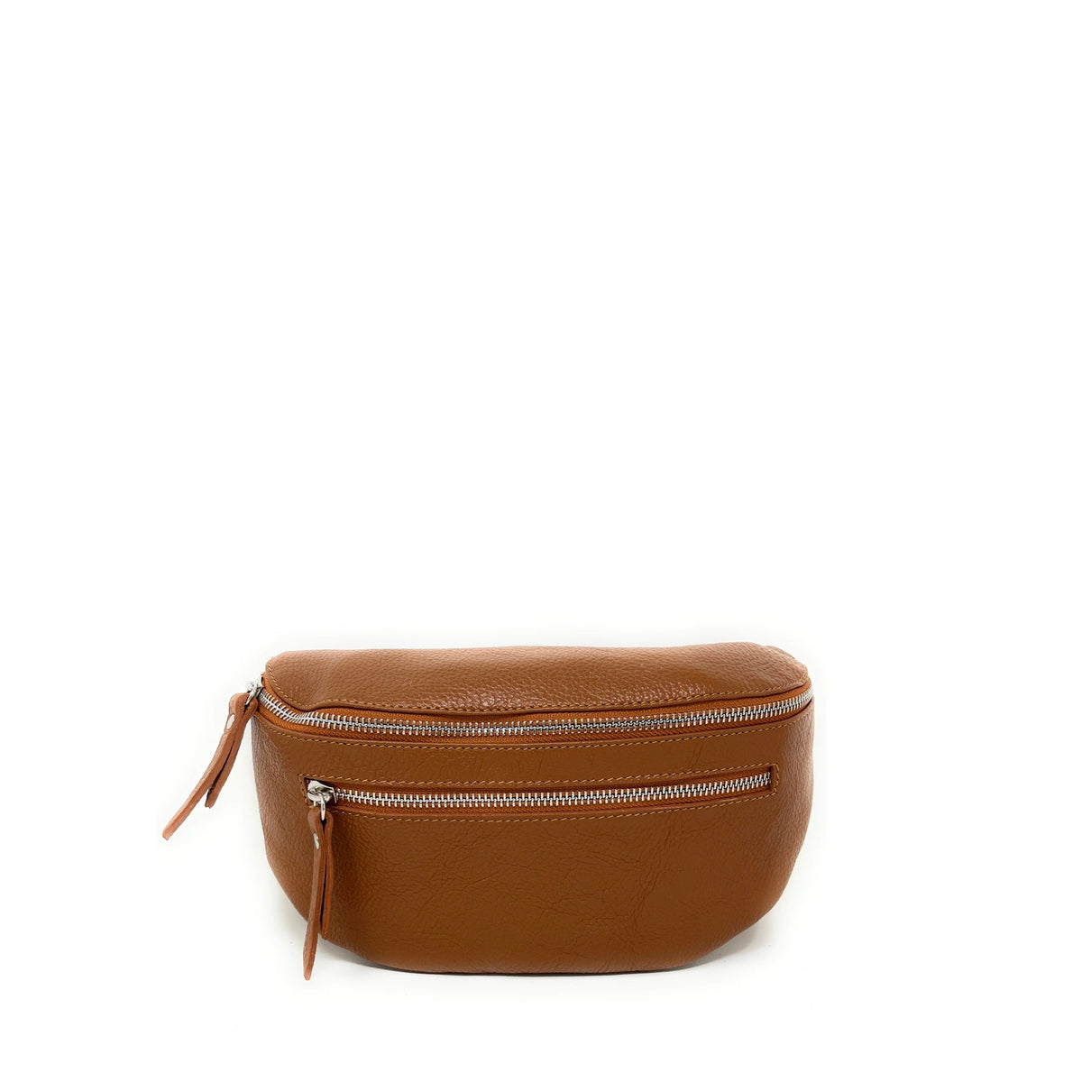 LOU-ANN-heuptas van generfd leer Cognac