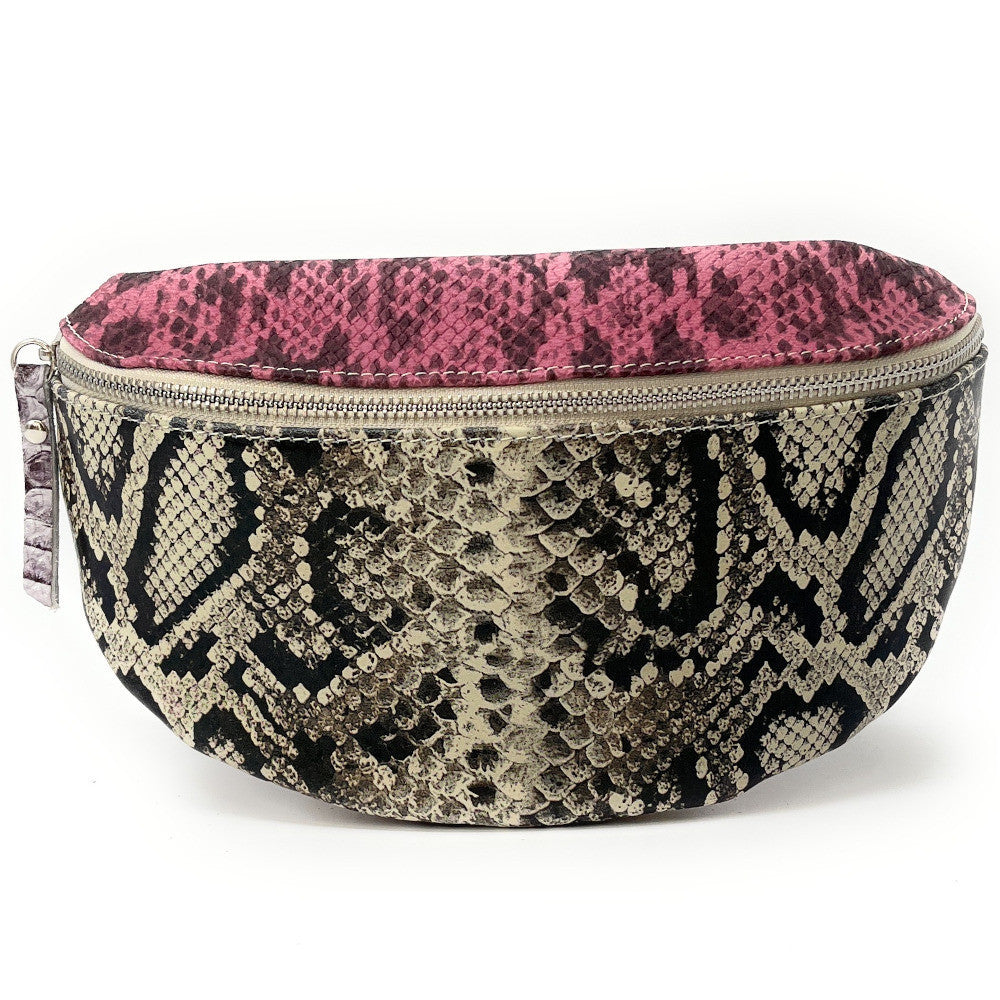 Sac banane en cuir à motif ONLY LOU multicolore 5