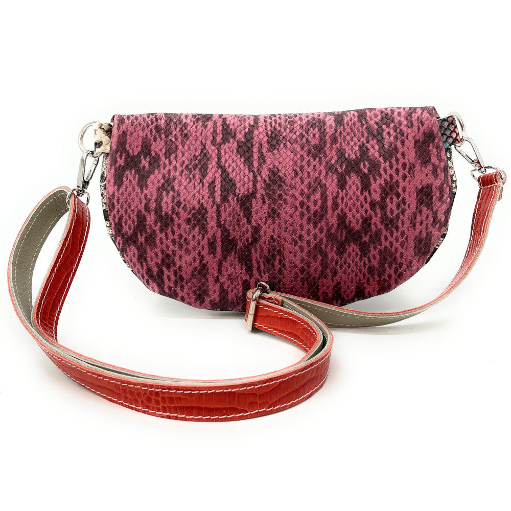 Sac banane en cuir à motif ONLY LOU multicolore 5