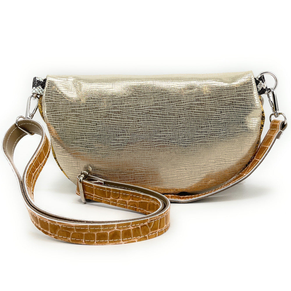 Sac banane en cuir à motif ONLY LOU multicolore 4