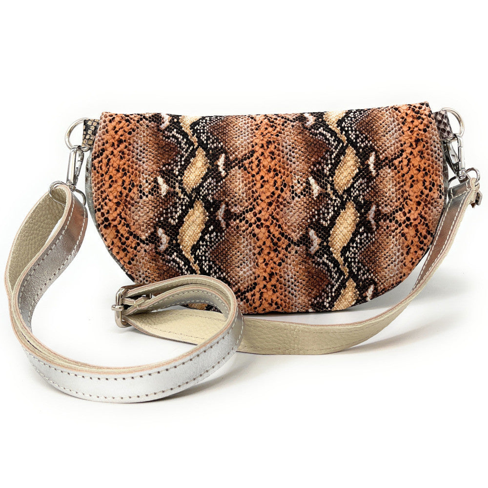 Sac banane en cuir à motif ONLY LOU multicolore 8