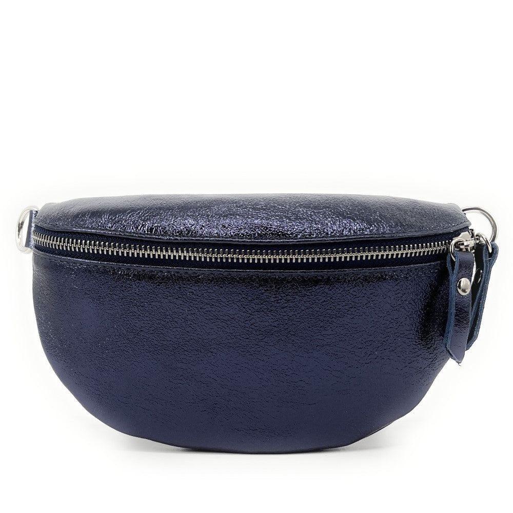 Sac banane en cuir irisé LOU Nuit étoilée