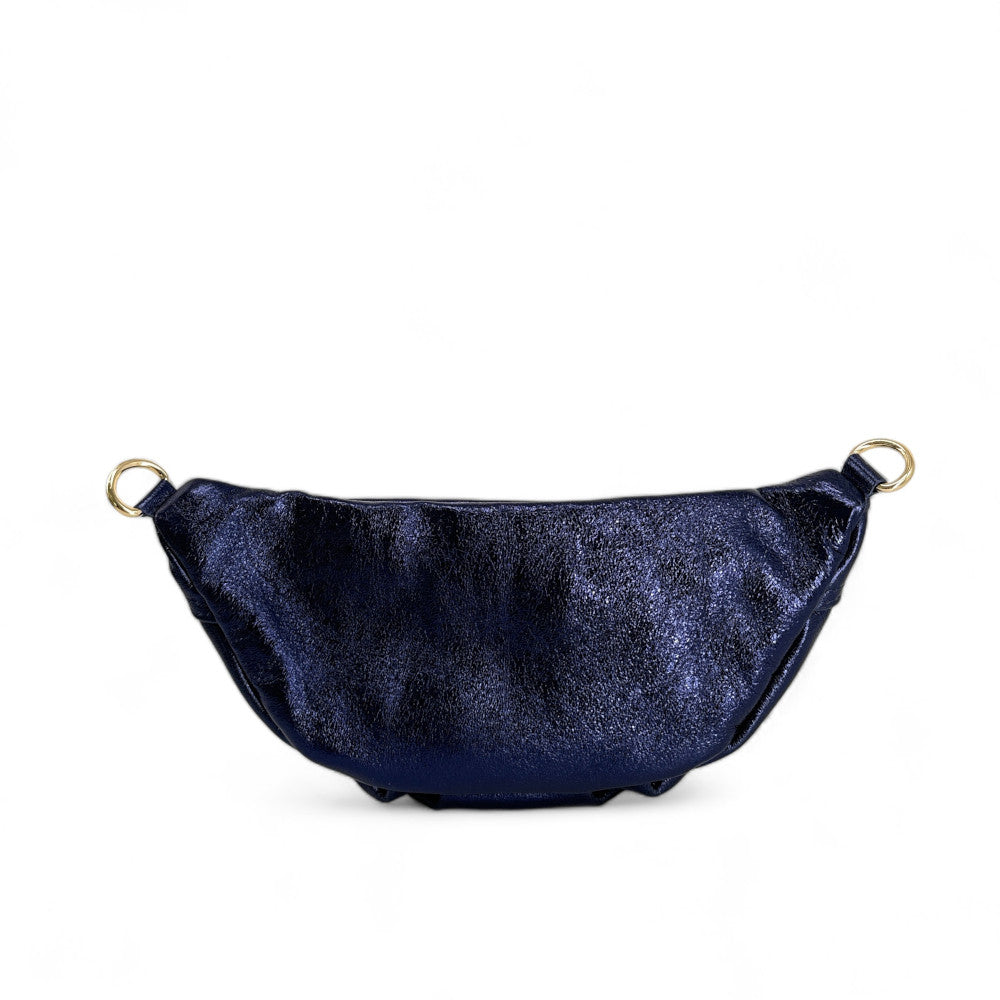 Sac banane en cuir irisé LOUKA GLOW Nuit étoilée