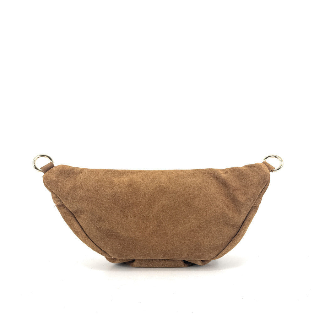 Sac banane en croûte de cuir LOUKA Camel