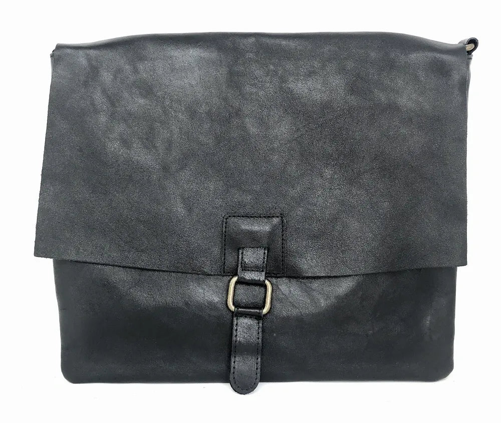 Sac bandoulière en cuir irisé COQUETTE GLOW Noir irisé