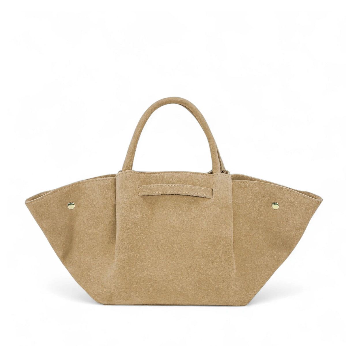 Shopper aus Wildleder CAPRI SUEDE Cremebeige