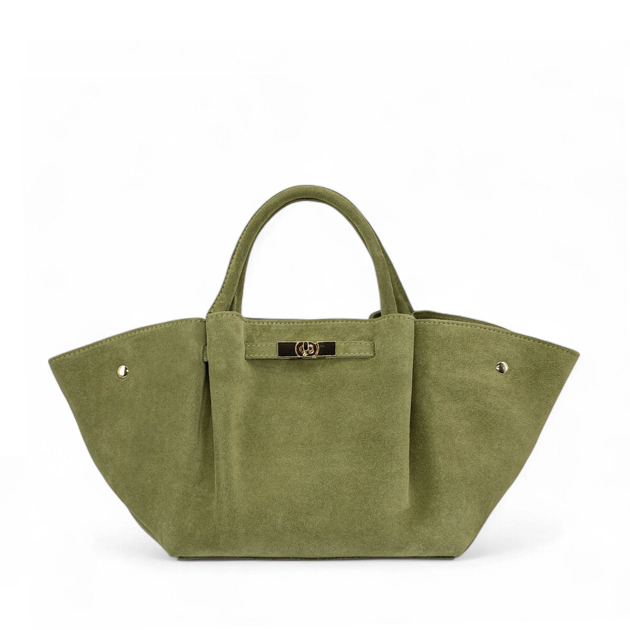 Sac cabas en daim CAPRI SUEDE Vert amande