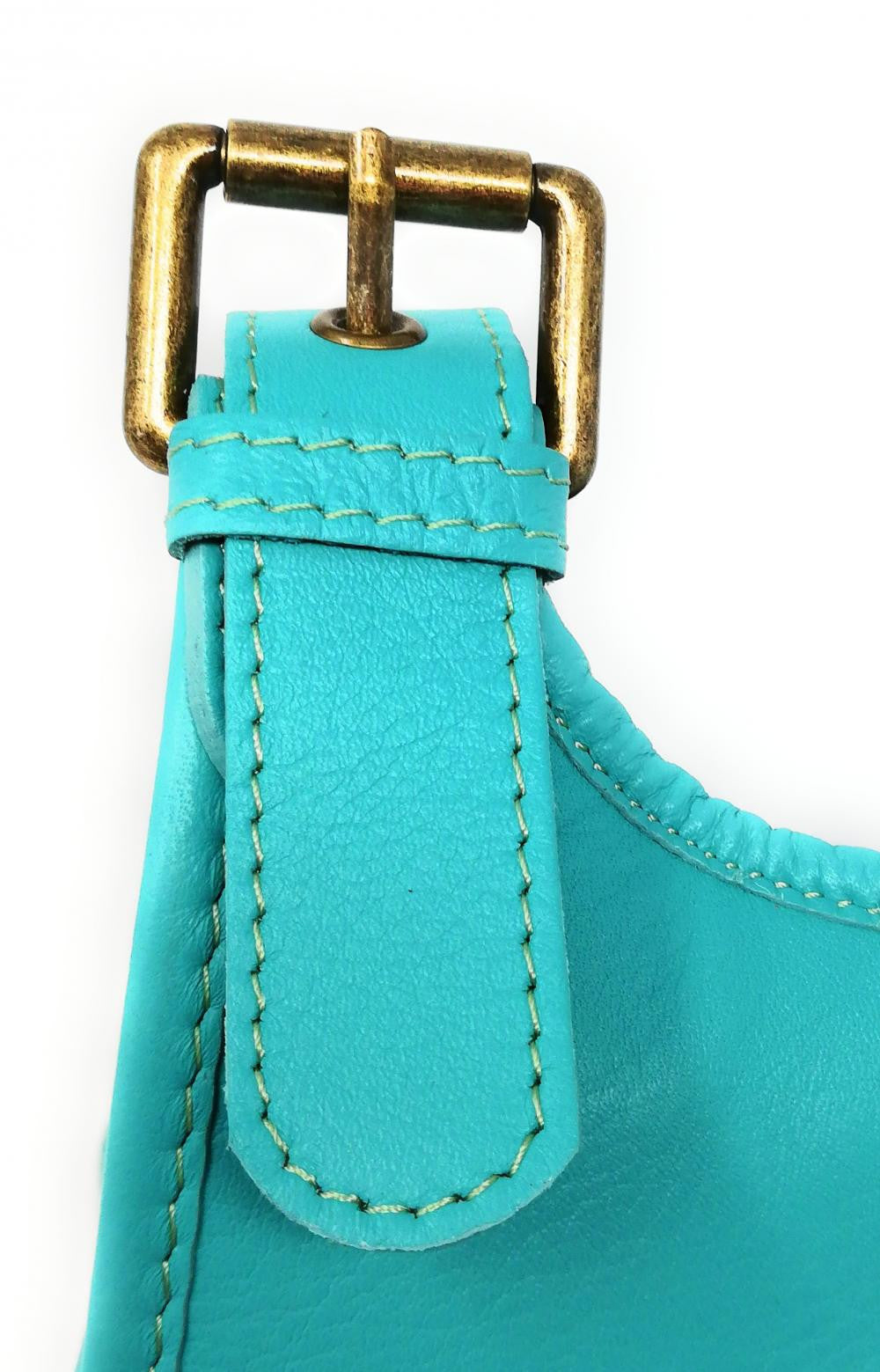 Sac besace cuir lisse CARTOUCHIERE Lagon