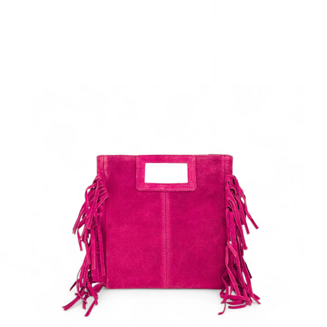 Sac à main bandoulière en daim ENOLA SUEDE Rose intense