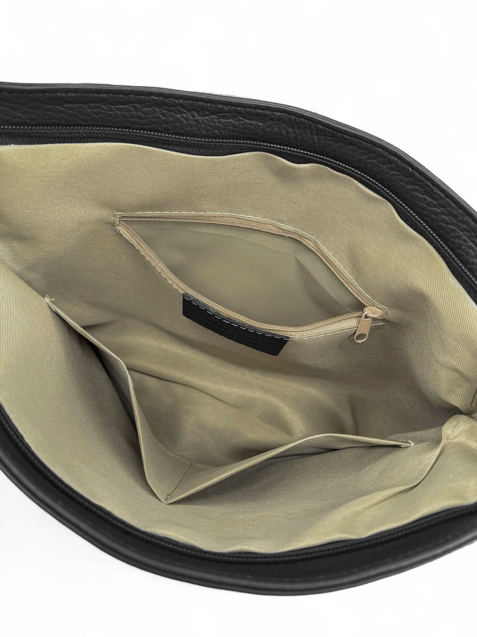 COQUETTE grained leather crossbody bag in black
