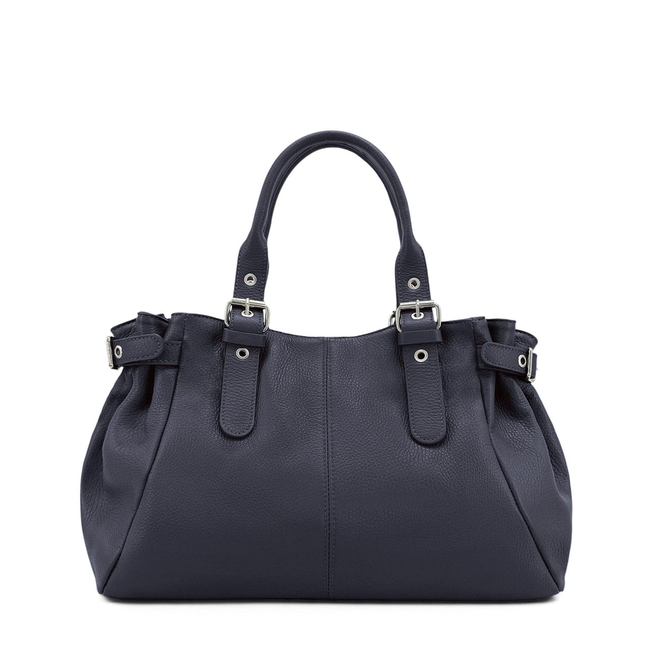 Sac bowling en cuir grainé NEW PRINCESS XL Bleu marine