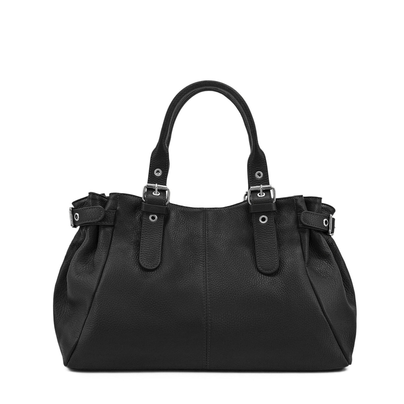 Sac bowling en cuir grainé NEW PRINCESS XL Noir