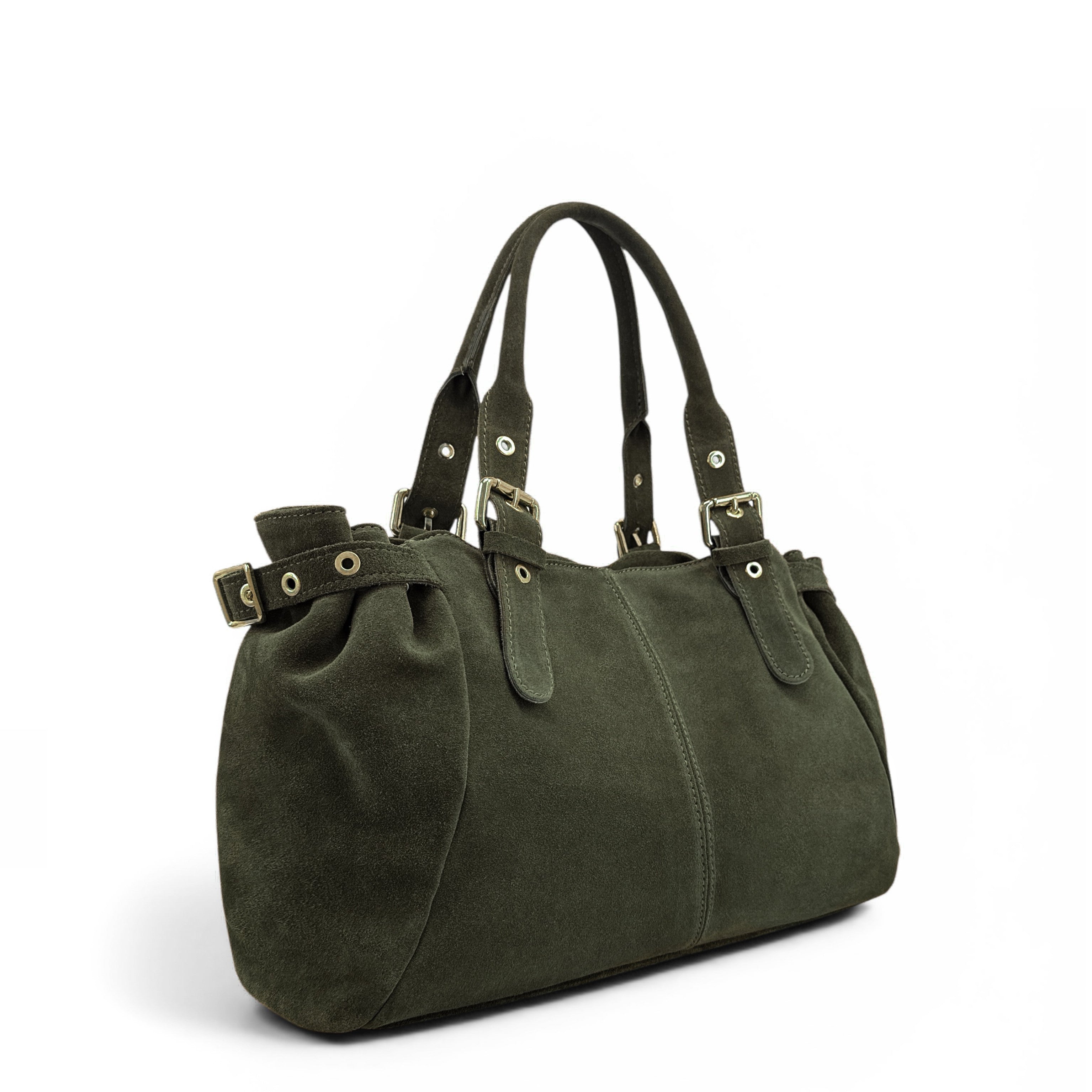 Borsa da bowling daim PRINCESSE SUEDE XL Khaki