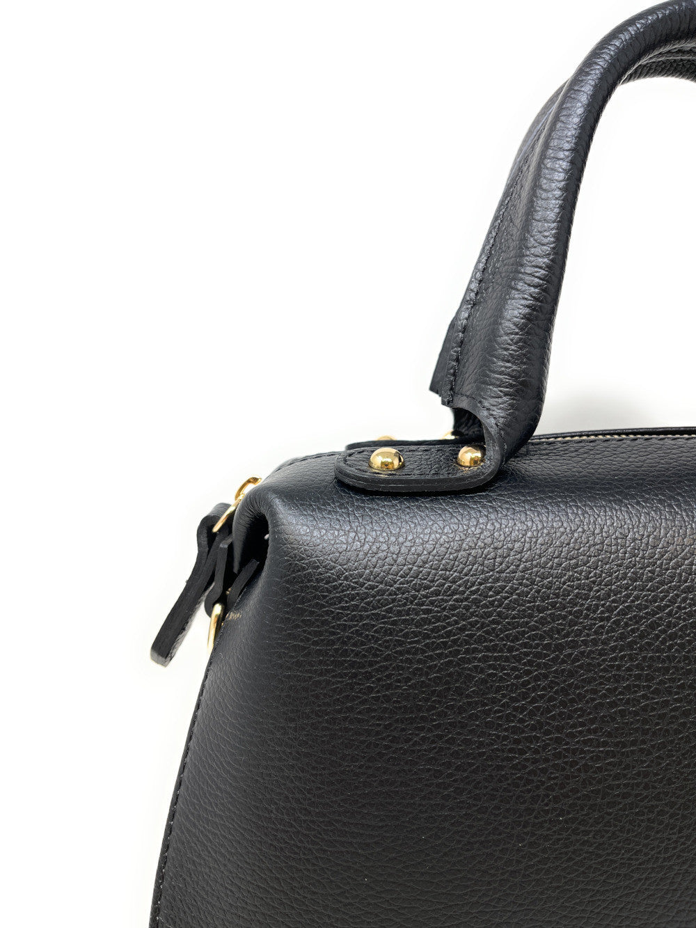 Sac bowling en cuir grainé MAELSTROM Noir