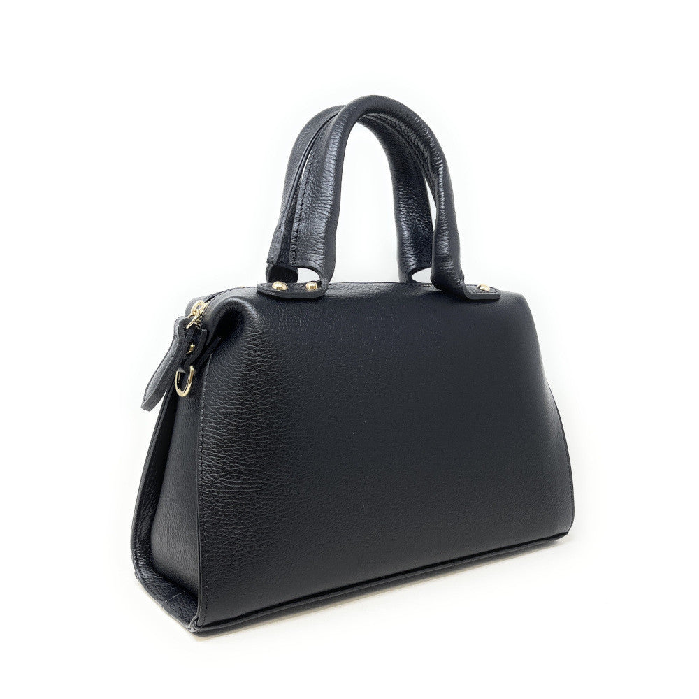 Sac bowling en cuir grainé MAELSTROM Noir