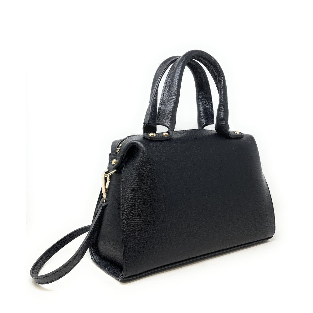 Sac bowling en cuir grainé MAELSTROM Noir