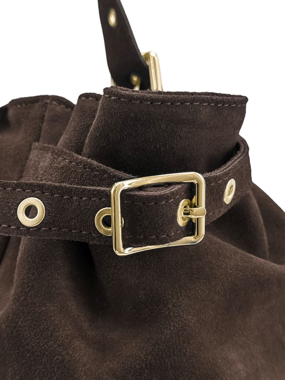 Bolso bowling de ante New PRINCESS SUEDE XL Chocolate