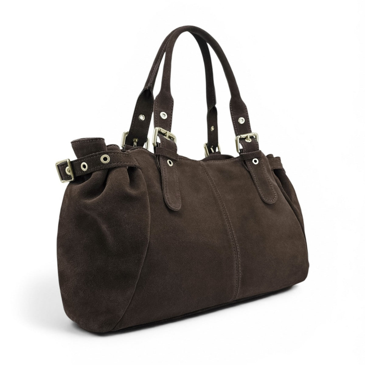 Bolsa de bolos Daim PRINCESSE SUEDE XL de chocolate