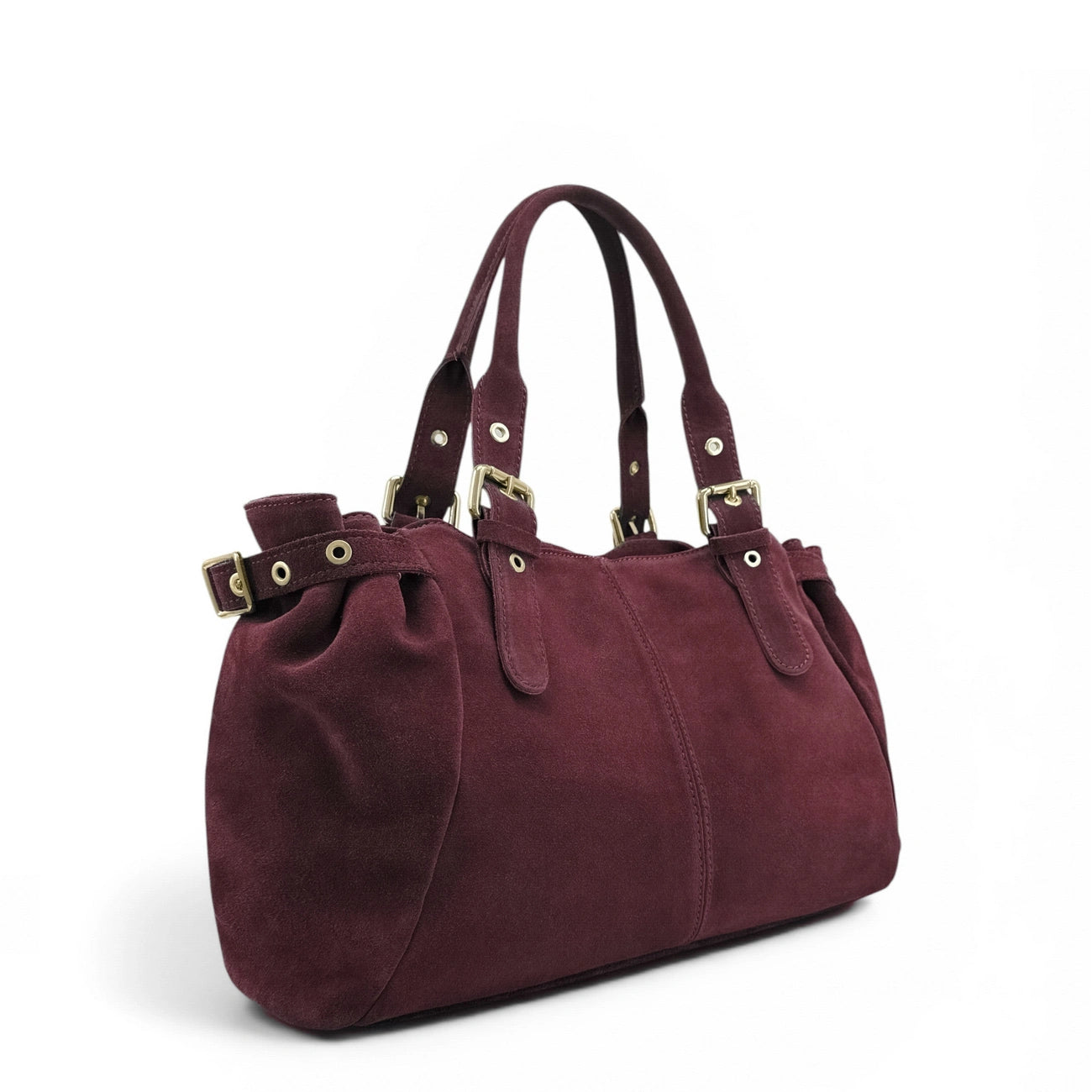 Sac bowling en daim NEW PRINCESS SUEDE XL Bordeaux
