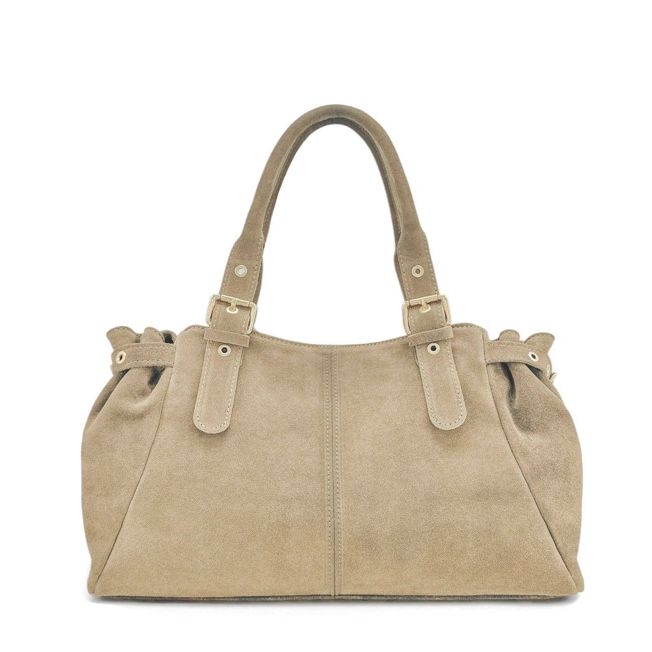 Sac bowling en daim NEW PRINCESS SUEDE XL Beige crème