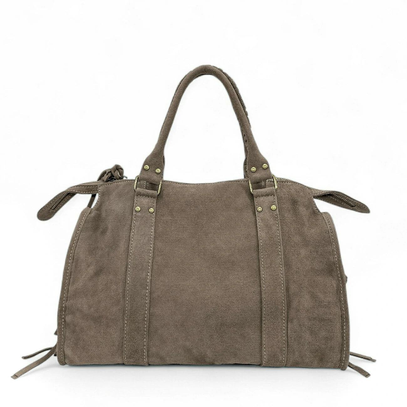 Sac à main en daim STORM SUEDE Taupe