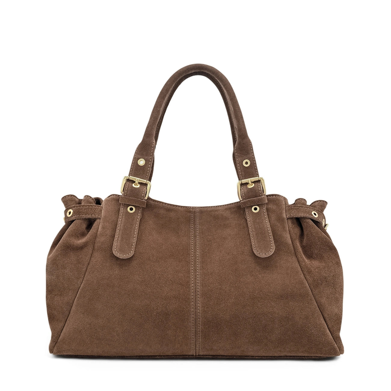 Bolso bowling de ante PRINCESSE SUEDE XL Moka