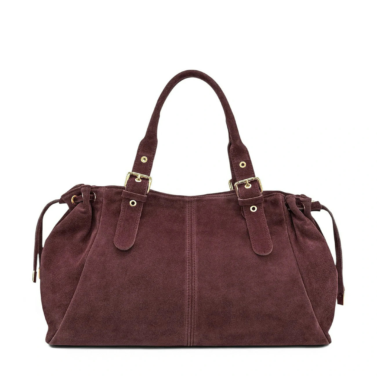 Daim bowling bag PRINCESSE SUEDE XL chocolate