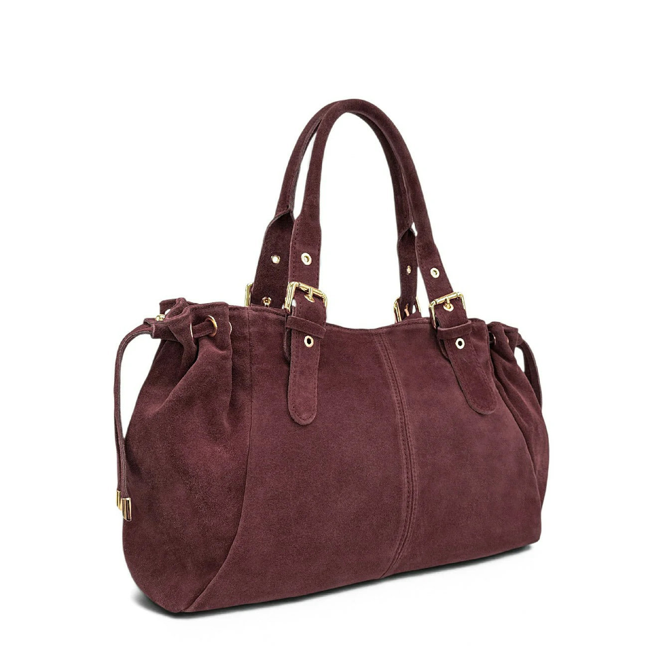 Daim bowling bag PRINCESSE SUEDE XL chocolate