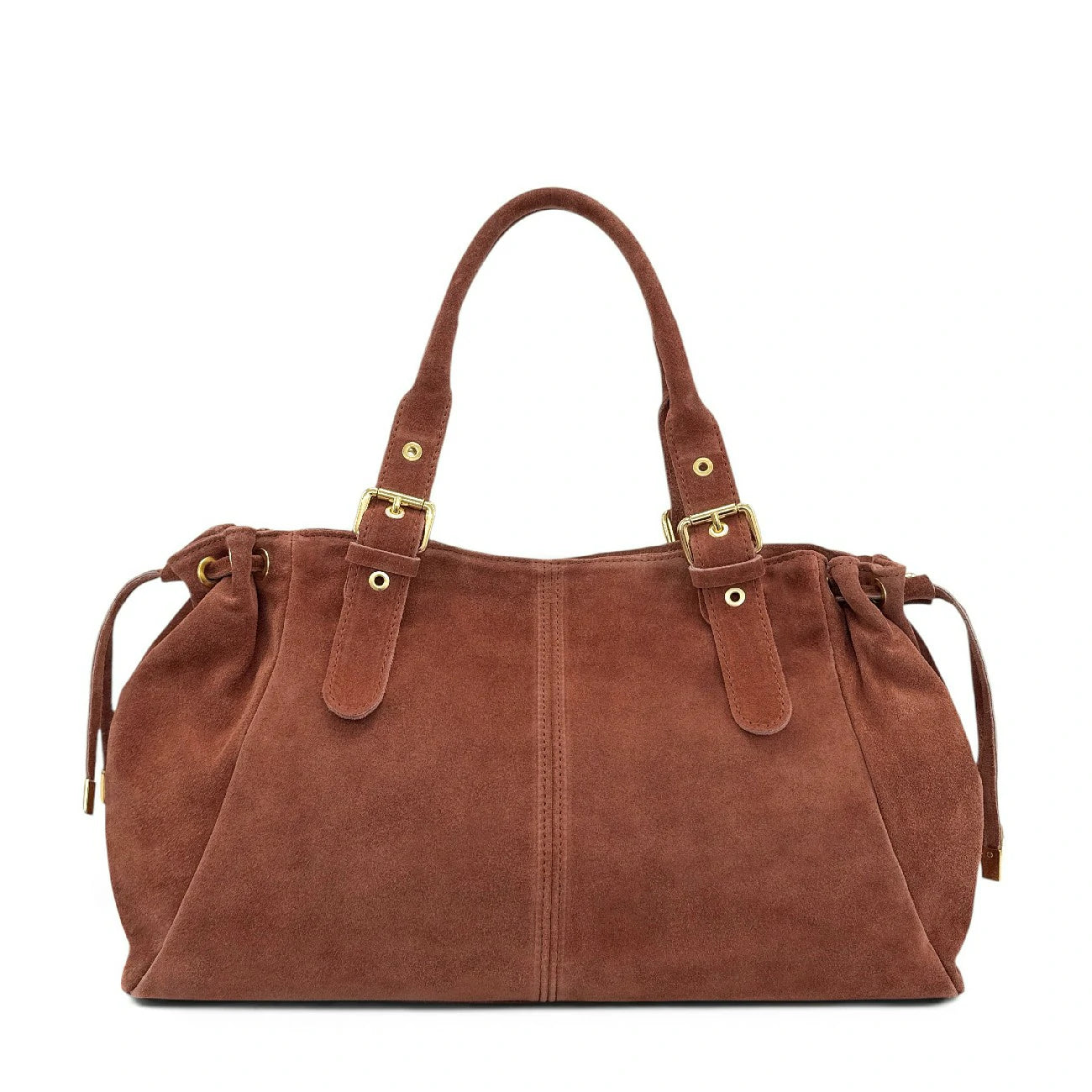 Daim bowling bag PRINCESSE SUEDE XL chocolate