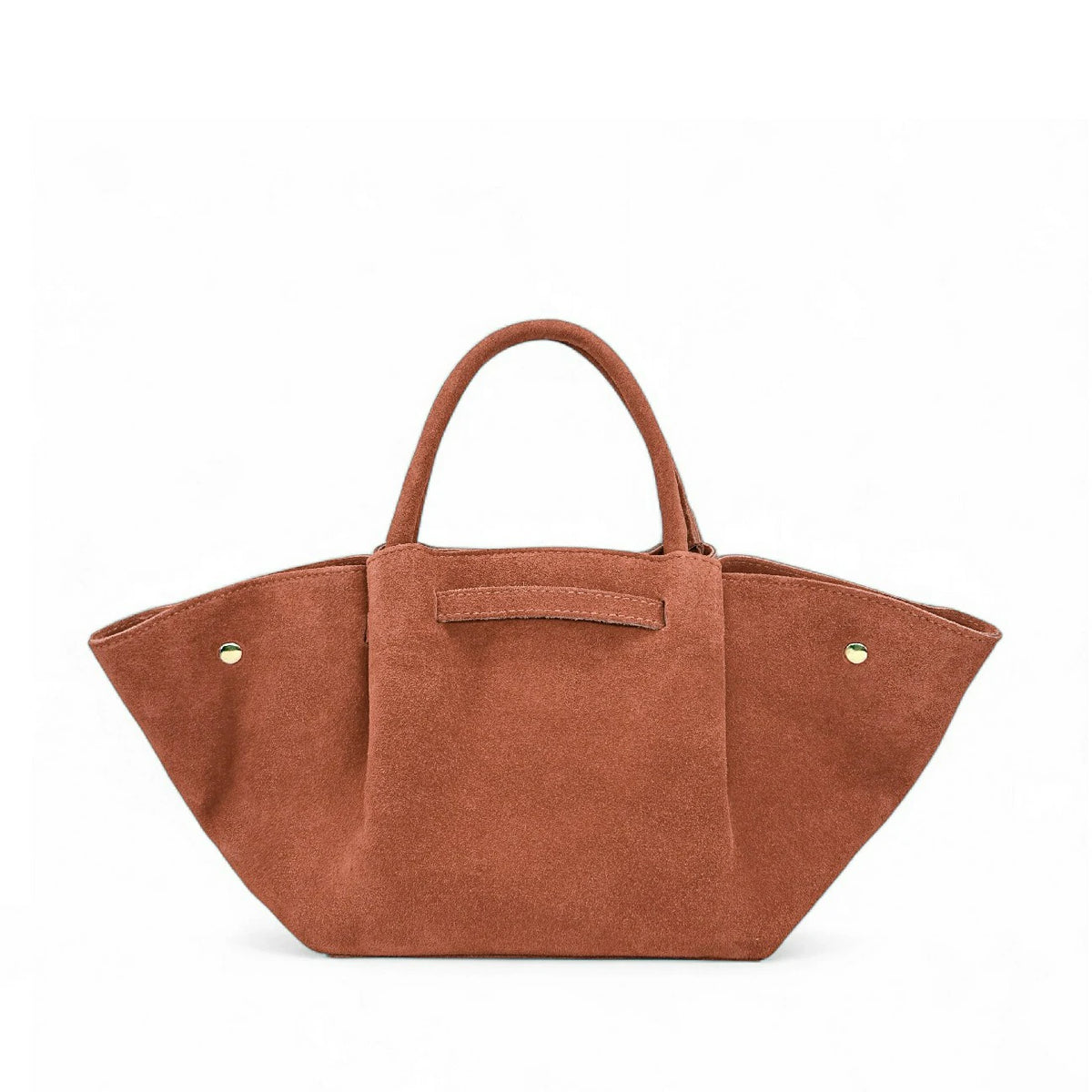 Shopper aus Wildleder CAPRI SUEDE Terrakotta