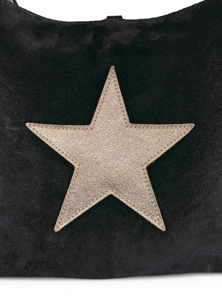 Sac cabas en croûte de cuir STAR-LORD Noir
