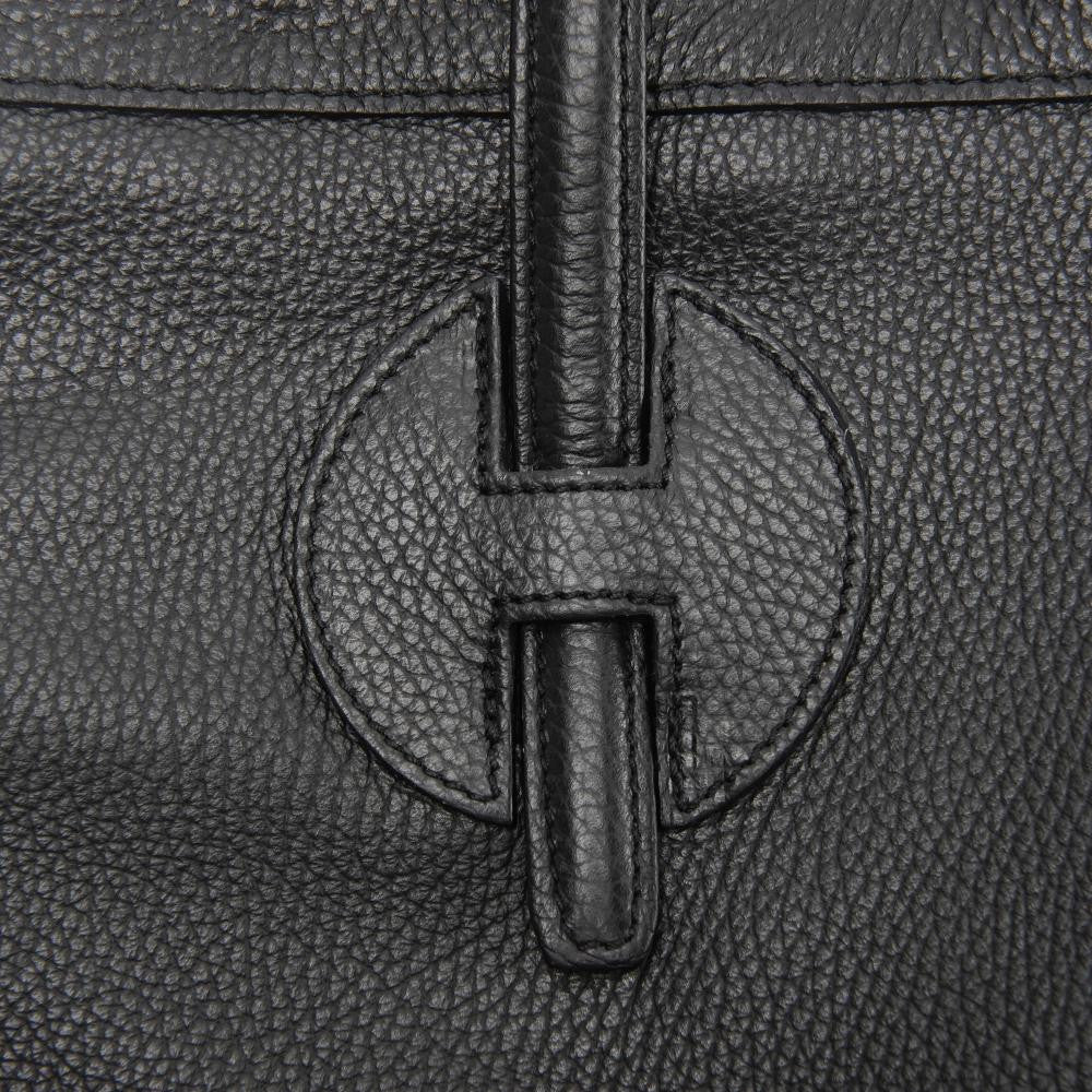 Sac cabas en cuir grainé INNOCENT Noir