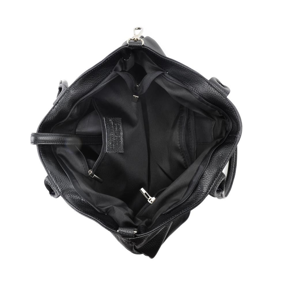 Sac cabas en cuir grainé INNOCENT Noir