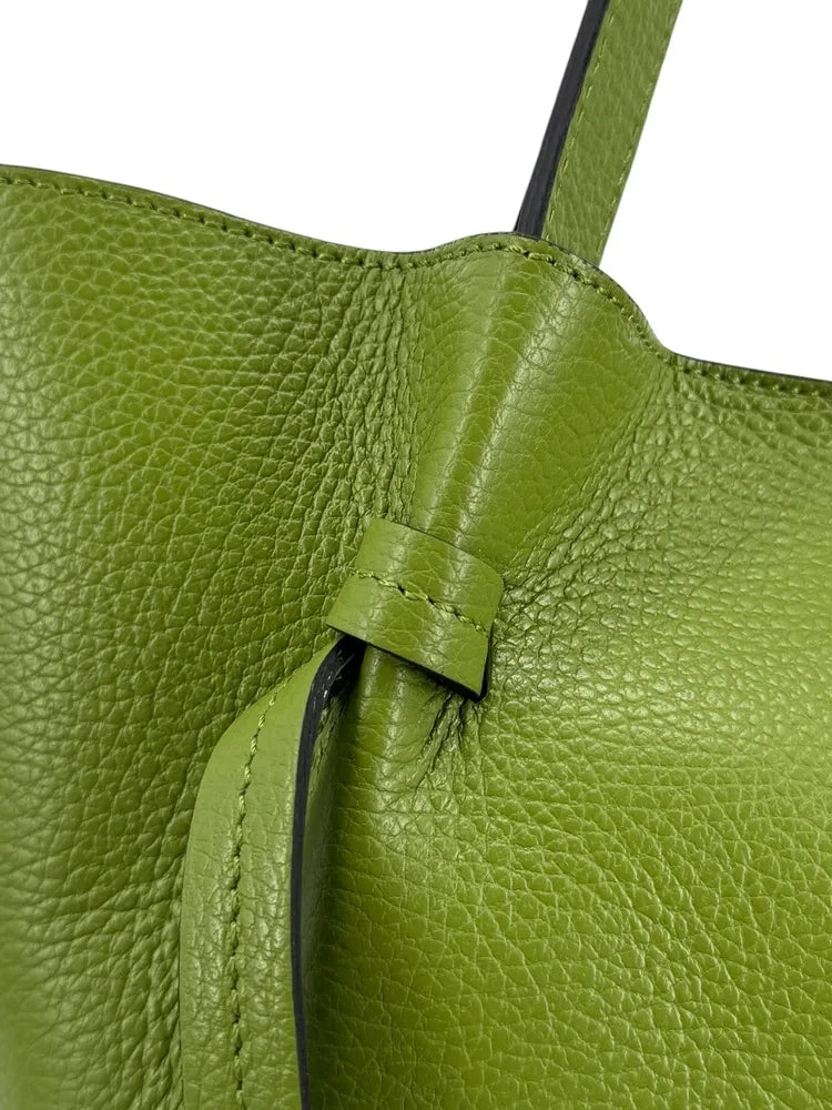Sac cabas en cuir grainé LITTLE RUBY Avocat